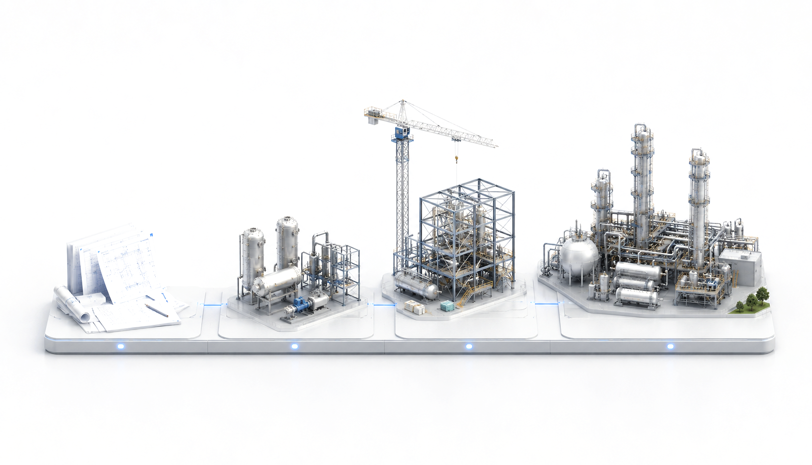 EPC lifecycle — engineering, procurement, and construction from bid to handover