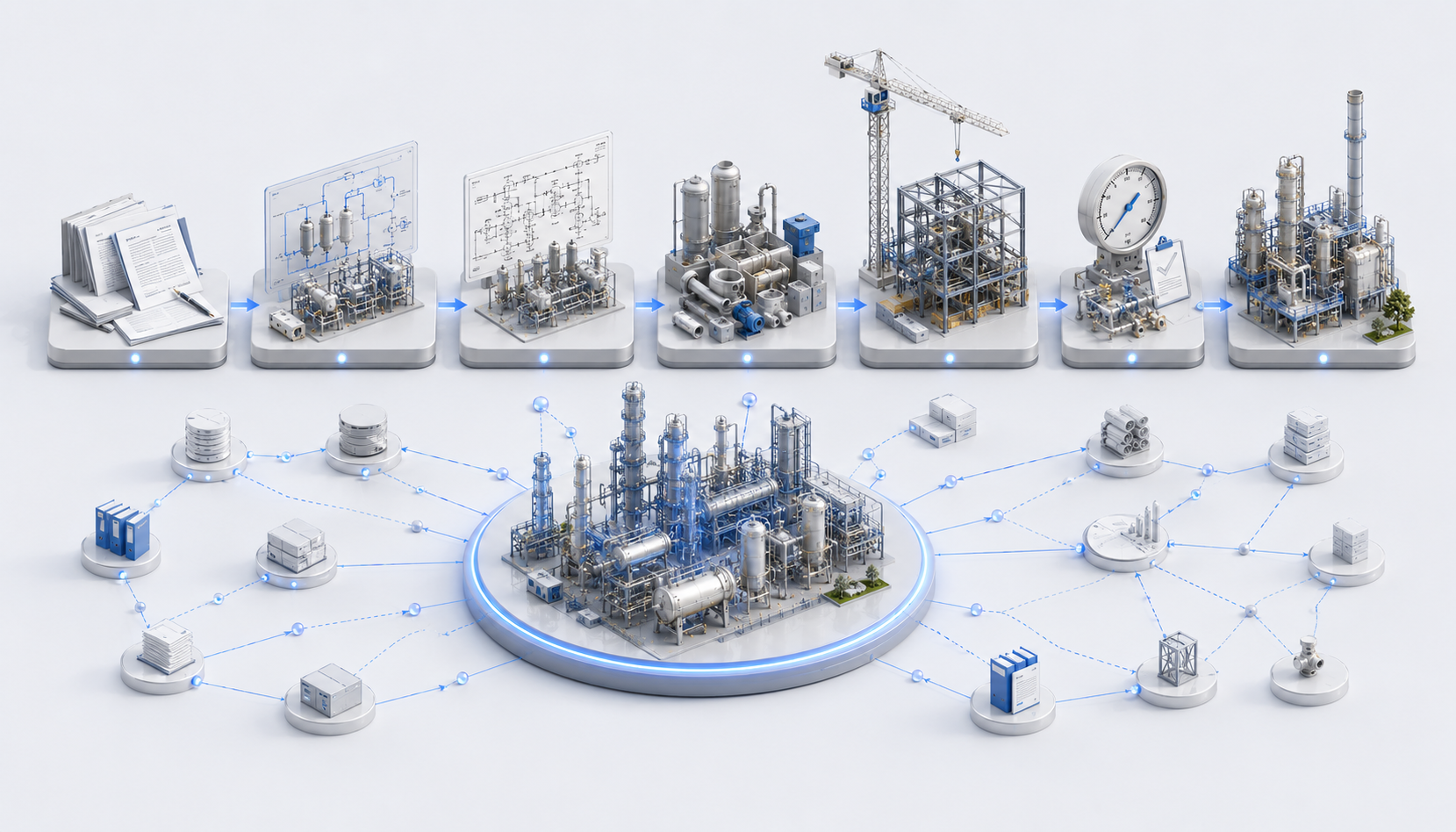 EPC lifecycle — engineering, procurement, and construction from bid to handover